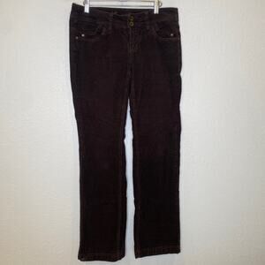 Esprit Chocolate Brown Bootcut Corduroys EUC Sz 8 Cotton Women’s Casual